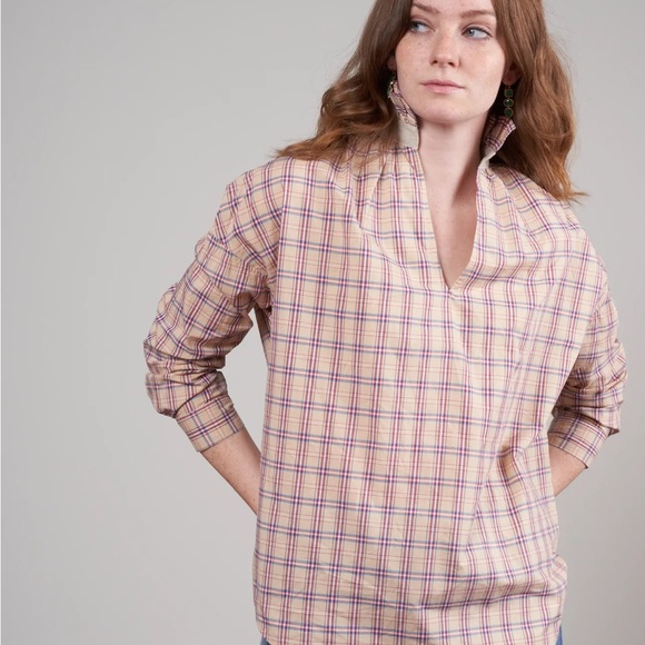A Shirt Thing Penelope Ruffle Blouse - Picture 1 of 9